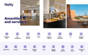 a screenshot of the american airlines and services website at Naitly Barcelona Poblenou in Barcelona