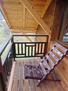 En balkon eller terrasse på Wooden crown + 5 billeder