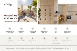 een screenshot van een website voor een appartement bij Líbere Valencia Ruzafa in Valencia +35 foto's