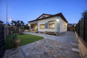 Bygningen som feriehuset ligger i