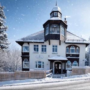 Willa Tusculum v zimě