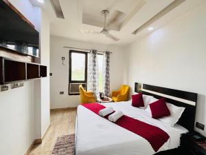 En eller flere senge i et værelse på Hotel Soho Corporate 62