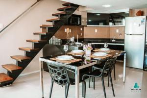 Køkken eller tekøkken på Loft Praia by Holiday Stays