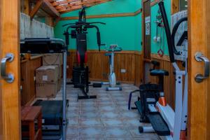 Fitness centrum a/nebo fitness zařízení v ubytování Hosteria Les Eclaireurs