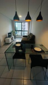 Køkken eller tekøkken på Flat Jardins Madalena