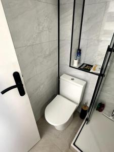 Koupelna v ubytování Appartement Pornic plage Noëveillard à pied