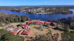 Naturlandskabet i nærheden af pensionatet