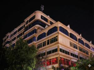 Bygningen som hotellet ligger i