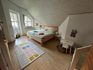 Postel nebo postele na pokoji v ubytování Wohnung in Steimel