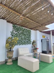 Et tv og/eller underholdning på HOTEL MAR Y SOL Playa el Milagro