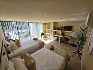 Et tv og/eller underholdning på Die Regte Rede with heated pool