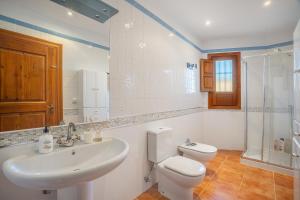 Koupelna v ubytování Sueños De La Vega