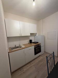 Køkken eller tekøkken på Offenbach Work & Sleep