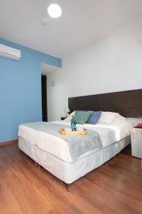 Postel nebo postele na pokoji v ubytování Hotel Mar y Arte