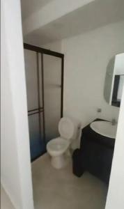 Et badeværelse på Apartamento Nativa Tropical