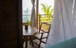 Balkón nebo terasa v ubytování Mendihuaca Surf Camp