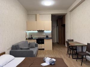 Nhà bếp/bếp nhỏ tại Gudauri Mountain View Studio