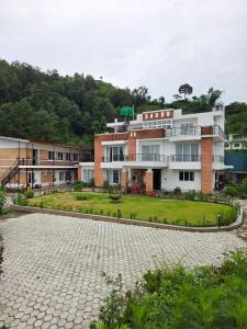 Bygningen som feriehuset ligger i