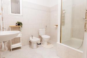 Et badeværelse på Boho Apartment