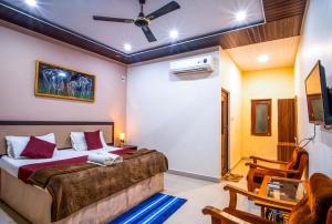 TV/trung tâm giải trí tại Hotel Jungle Palace Resort