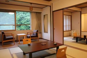 The lounge or bar area at Hotel Mahoroba