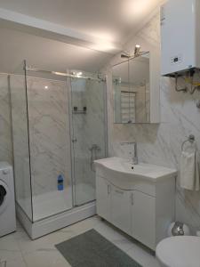 Phòng tắm tại Meda Apartment