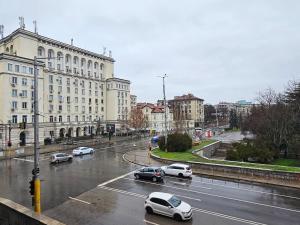 Nespecifikovaný výhled na destinaci Sofie nebo výhled na město při pohledu z apartmánu