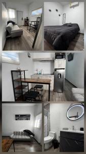 En eller flere senge i et værelse på Departamento LUNA