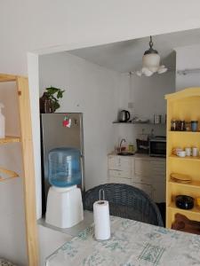 een keuken met een blender op een tafel bij Monoambiente de Popa in Victoria