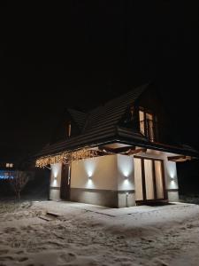 Bygningen som feriehuset ligger i