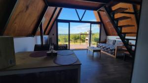 Balkón nebo terasa v ubytování Alpina 406