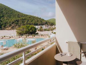 En generel udsigt til bjerge eller udsigt til bjerge taget fra hotellet