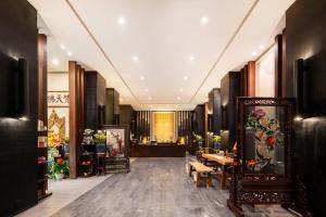 Posezení v ubytování Guilaiqi Boutique Hotel (Chengdu Chunxi Road Xinnanmen Subway Station Branch)