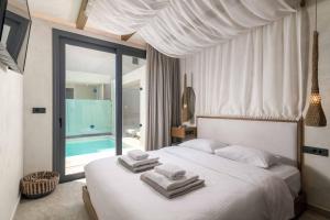 En eller flere senge i et værelse på Villa Virginia + 50 billeder