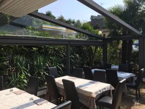 A balcony or terrace at Villa Oldrado