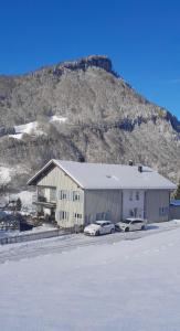 En generel udsigt til bjerge eller udsigt til bjerge taget fra lejligheden