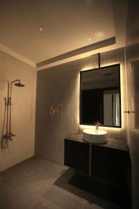 Koupelna v ubytování Sadela Retreat