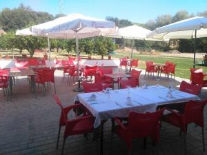 Restauracja lub miejsce do jedzenia w obiekcie Hostal San Luis