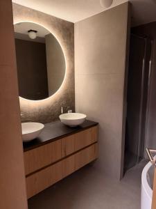 Et badeværelse på Chalet Zur Rose in Berwang bij de piste