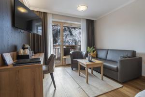 Posezení v ubytování Damülser Hof - Wellness & Spa Superior