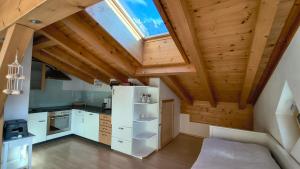 Kuchyň nebo kuchyňský kout v ubytování Apartment Hohenwerfen