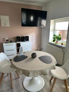 Nhà bếp/bếp nhỏ tại FeWo Am Neckarsteig