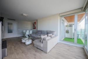 Et opholdsområde på Apartamento Cervantino