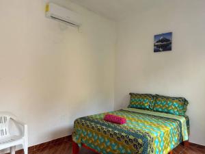 Llit o llits en una habitació de Hotel Krikas