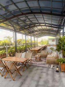 Balkón nebo terasa v ubytování Kinno International Hotel