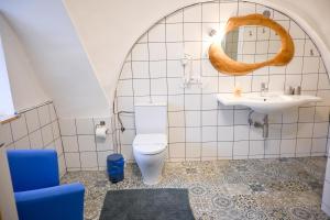 Koupelna v ubytování U Starého zámku