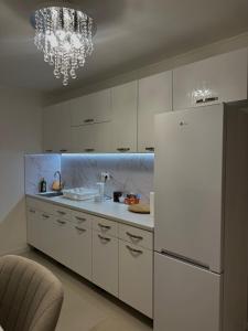 Køkken eller tekøkken på Apartman AS