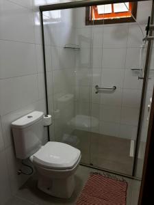 Koupelna v ubytování Recanto do Sitio