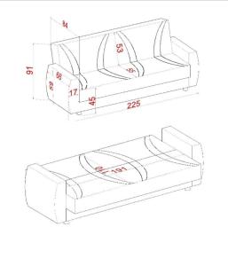 Půdorys ubytování Mini white Apartment + 4 fotografie