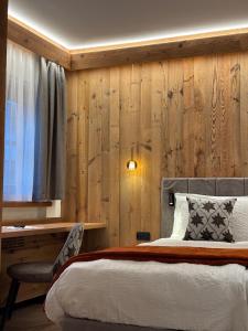 Giường trong phòng chung tại Affittacamere Villa Sole